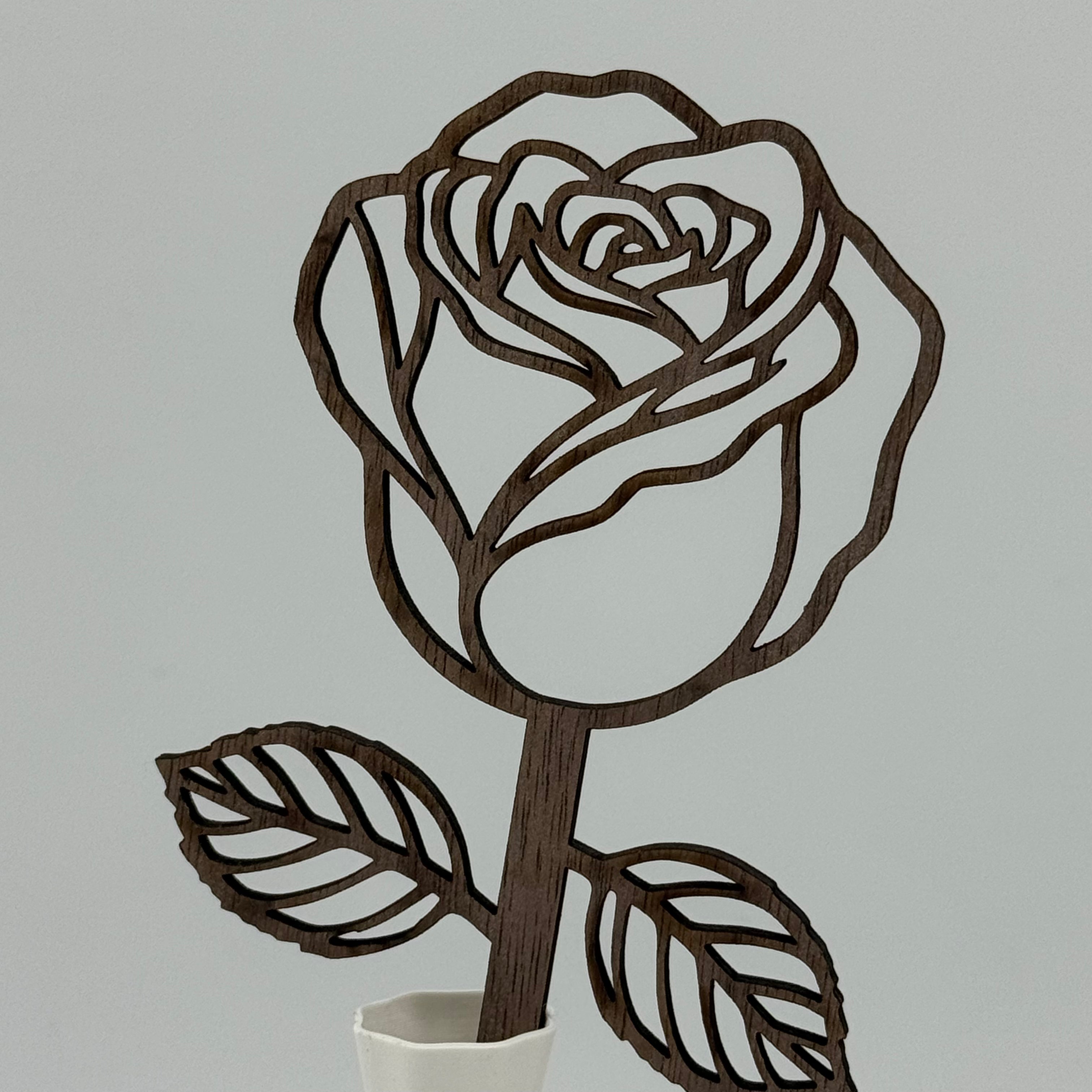 Houten Roos