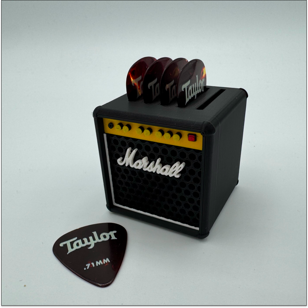 Vintage plectrum houder