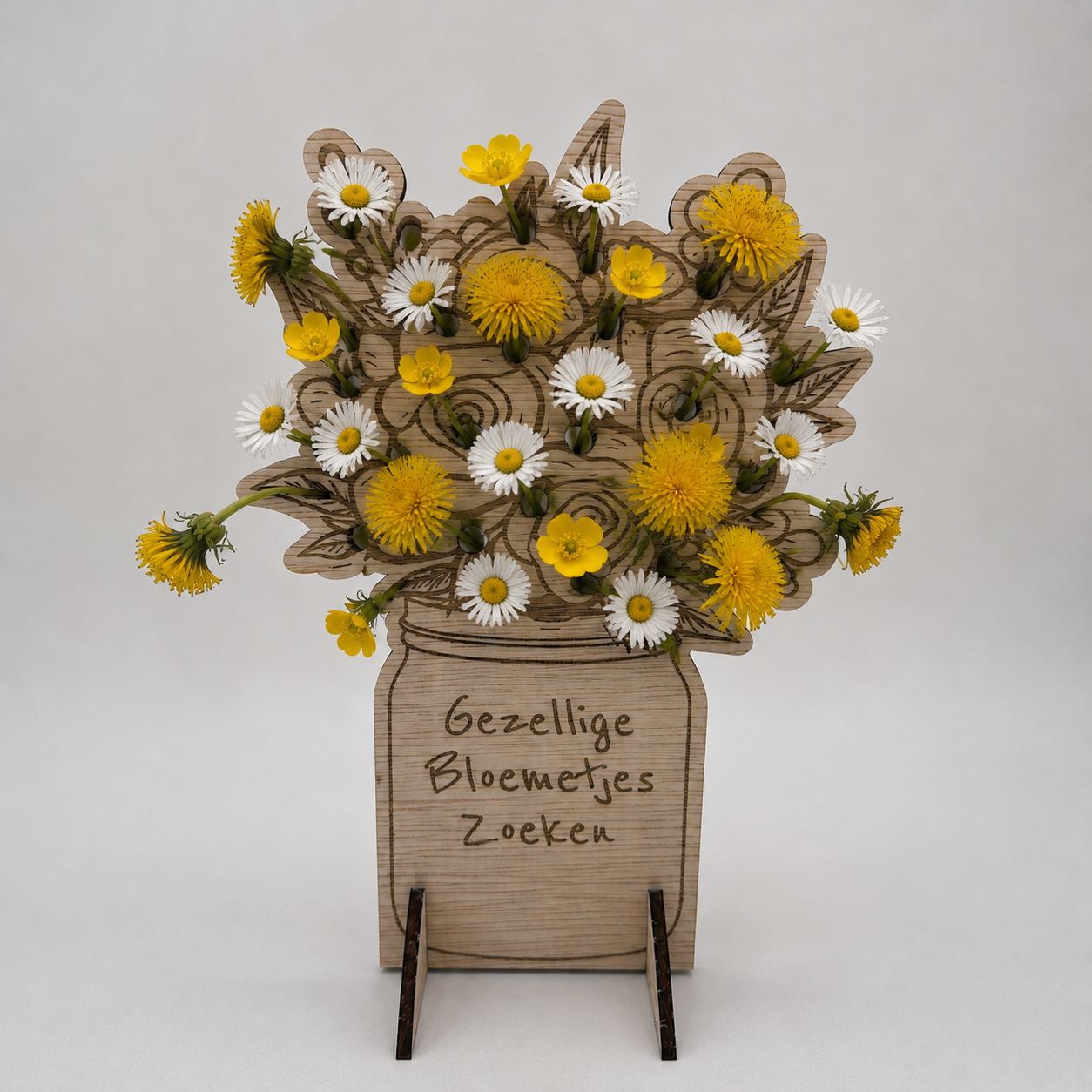 Bloemen pluk houdertje