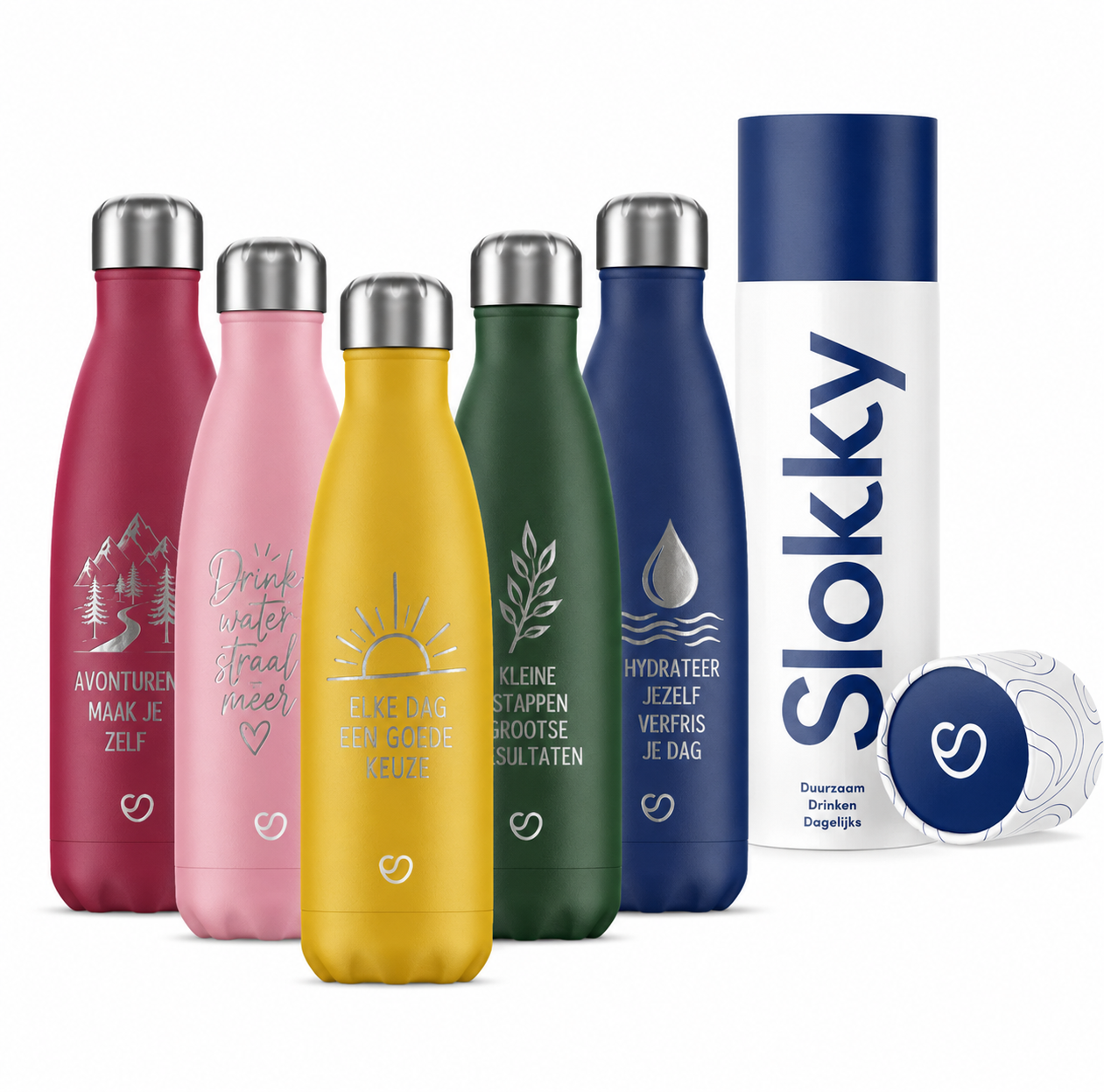 Gegraveerde thermos- en drinkfles - 500 ml