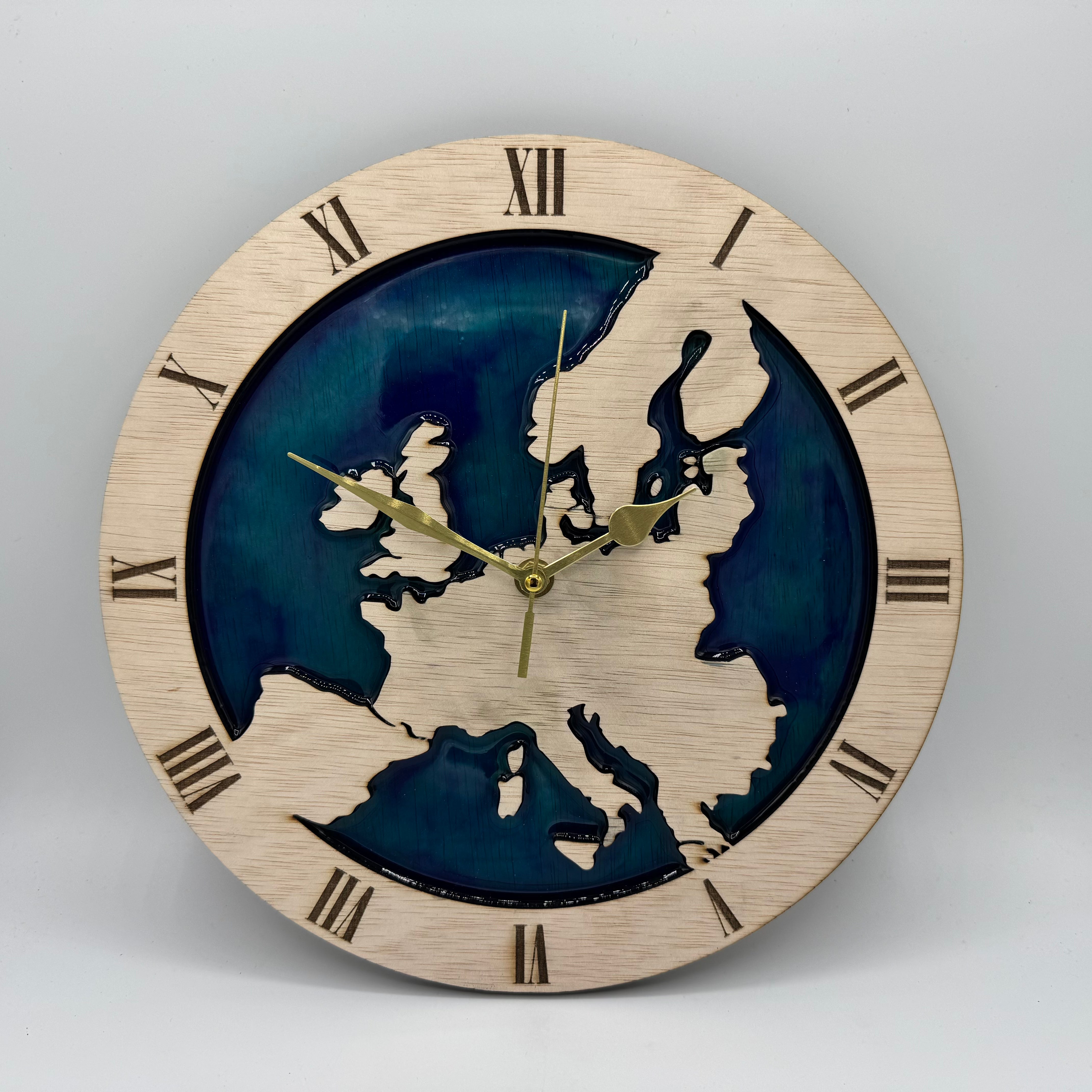 Klok Europa ocean art