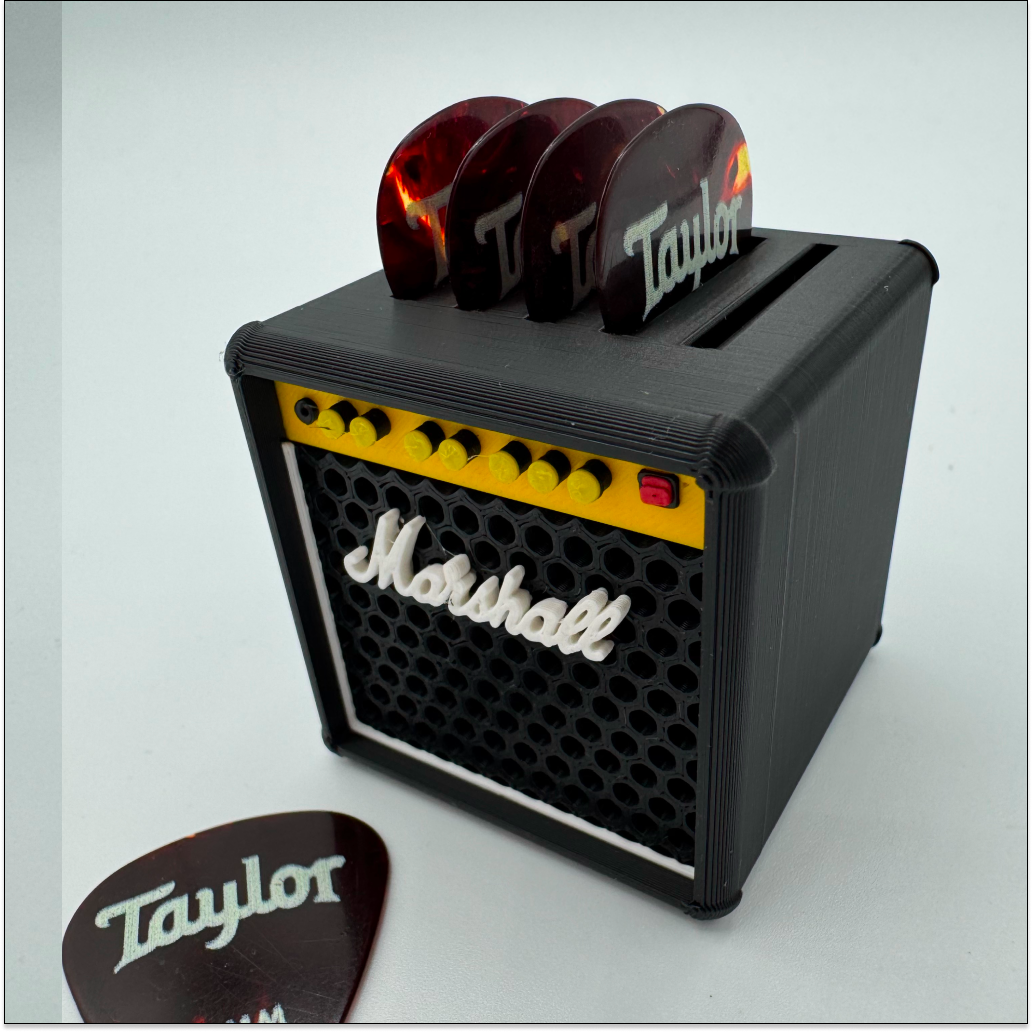 Vintage plectrum houder